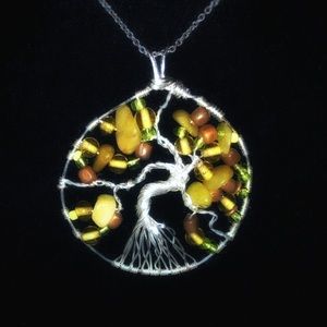*NFS* Beaded Tree Of Life Necklace 🌿
